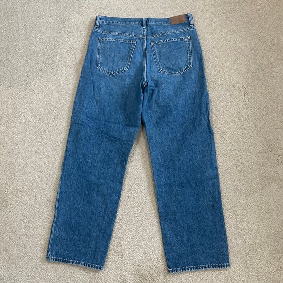 Madewell Low Slung Straight Jeans High Waist Relaxed Slouchy Womens Size 29 - Picture 6 of 10